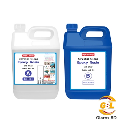 Picture of Crystal Clear Epoxy Resin With Hardener Ratio -3:1 [5 Litter]
