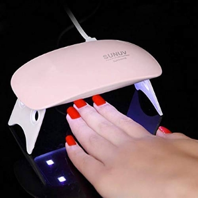 Picture of Sunmini 6W LED UV Dryer Nail Lamp Light Mini Portable Nail Dryer Gel Nail Art Tool