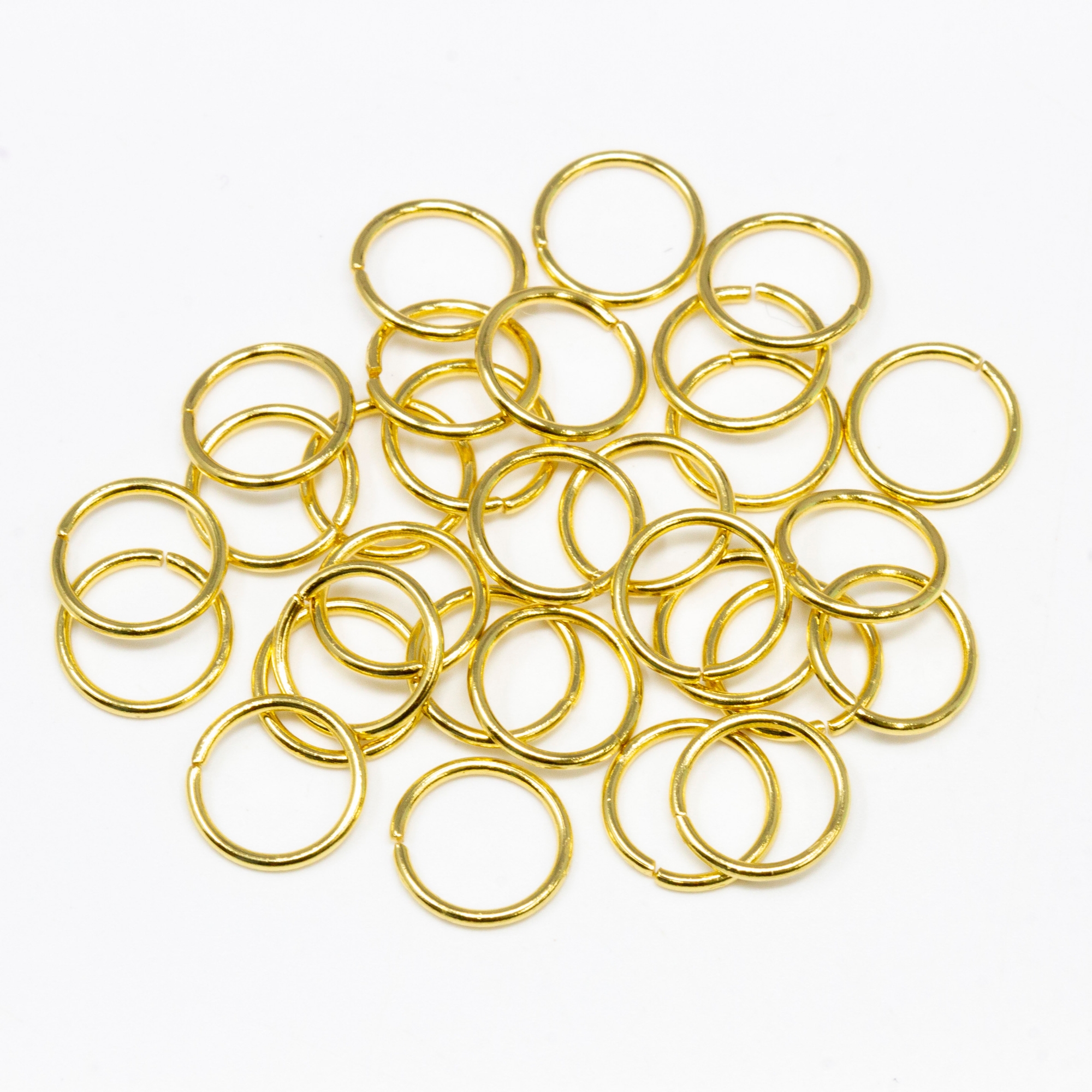 Picture of 40 pes Jump Rings for jewelry making Gold