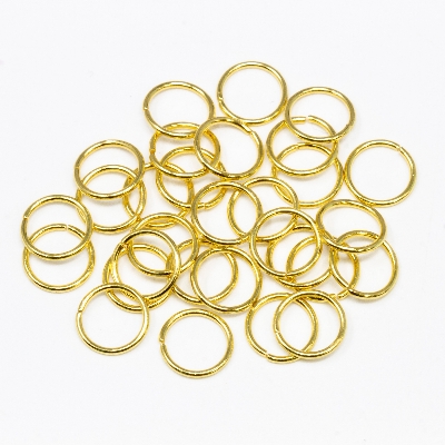 Picture of 40 pes Jump Rings for jewelry making Gold