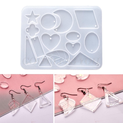 Picture of Silicone Earrings Mold For Jewelry Making White
