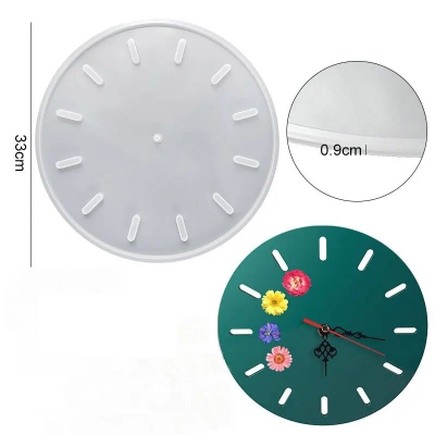 Picture of Round Clock Bar Mold White