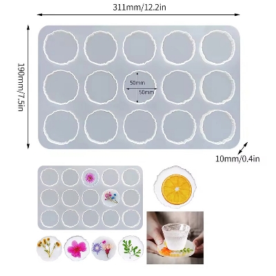 Picture of Wave Small Coaster Mold White