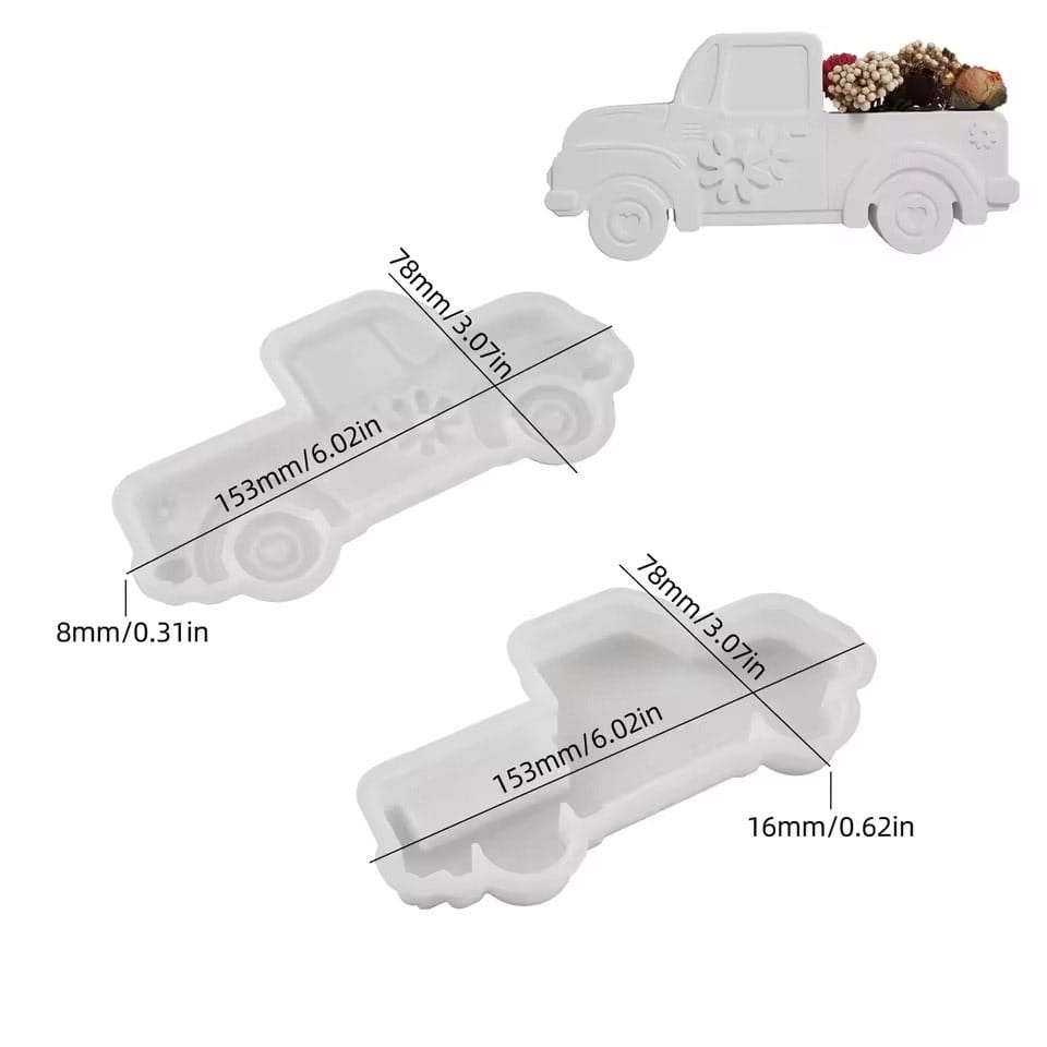 Picture of 3D Bus/Car/Truck Shaped Silicone Mold