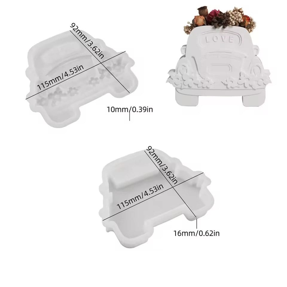 Picture of 3D Bus/Car/Truck Shaped Silicone Mold