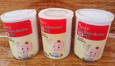 Picture of Baby Cotton Buds- CN 200pcs-1Dibba By Kafela