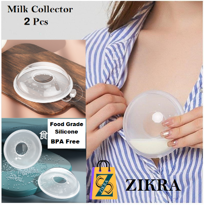 Picture of BPA-free Shell Shape Wearable Milk Collector  By Zikra -2-Pcs ( White )