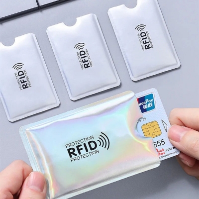 Picture of Durable RFID Blocking Card Covers Offering Superior Wireless Data Protection-10Pcs
