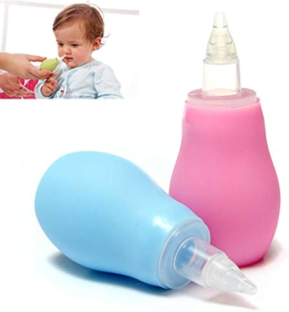 Picture of Baby Nasal Aspirators Nose Cleaner,for 0+ Month Babies, Soft Silicone Nozzle,Squeezable Pump,Soft Safety Nozzle