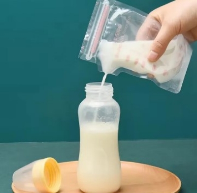 Picture of 30Pcs/bag Breast Milk Storage Bags Moisture-proof And leak-proof Food Freezer Breast Milk Storage Bag With Marker Pen ( 30Pcs+ Marker Pen )