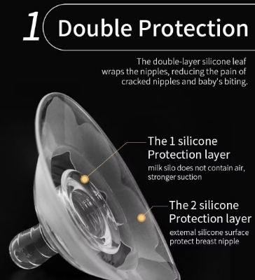Picture of Premium Quality Silicone Double layer  Nipple Shield for Breastfeeding Mother