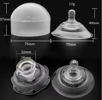 Picture of Premium Quality Silicone Double layer  Nipple Shield for Breastfeeding Mother