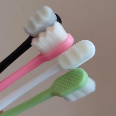 Picture of Super Soft Microfiber Tooth Brush Nano Technology Ultra soft Baby Toothbrush - 1Pcs
