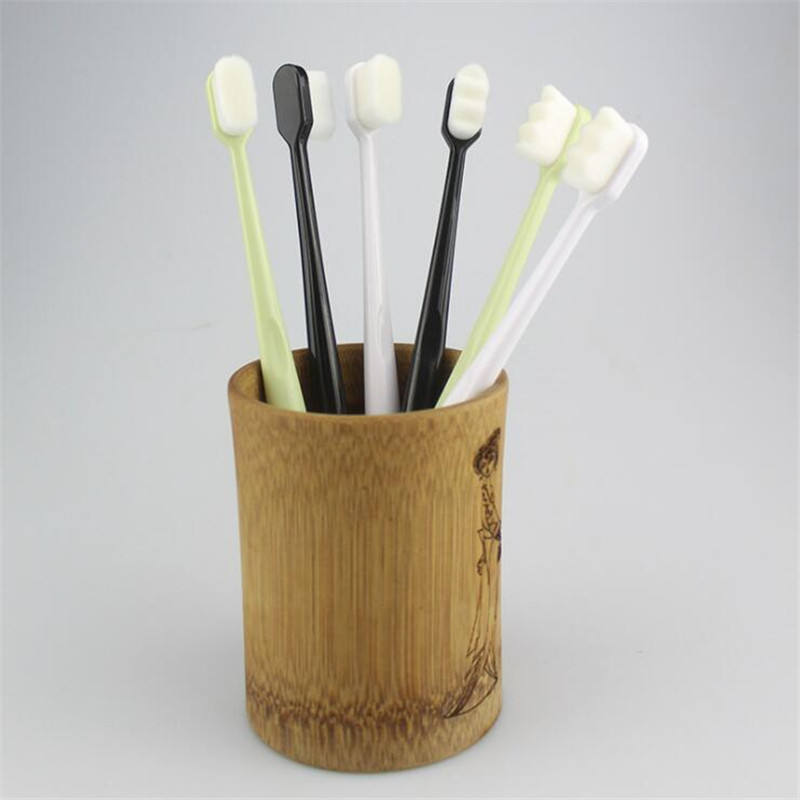 Picture of Super Soft Microfiber Tooth Brush Ultra Soft-Bristled Toothbrush Micro Nano Bristle 10K fine soft hair