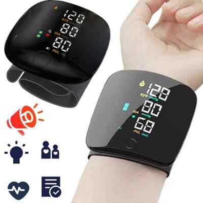 Picture of One-Touch Digital Wrist Type Blood Pressure Machine Rechargeable ( Black )