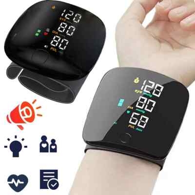 Picture of One-Touch Digital Wrist Type Blood Pressure Machine Rechargeable ( Black )