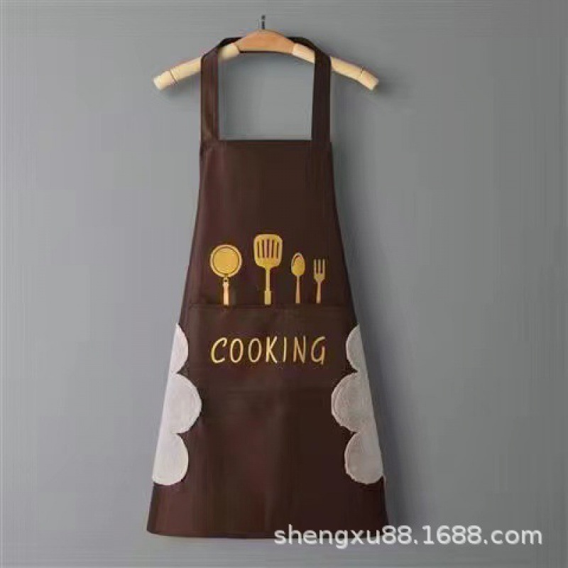 Picture of MILENZO Kitchen Apron Oxford Cloth Waterproof Oilproof Mickey Apron