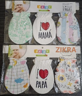 Picture of Baby Hand Gloves, Baby hand socks  1 pair 0-6 Months(China)
