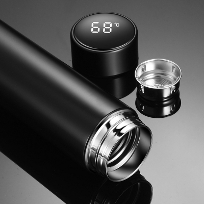 Picture of Smart Vacuum Flask with LED Temperature Display – Stainless Steel, Insulated Hot & Cold Water Bottle