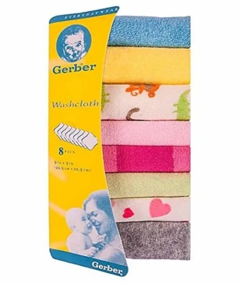Picture of Baby Face Towel or Baby Wash cloth 8-Pcs Set