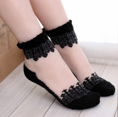 Picture of Premium Quality Comfortable Bamboo Fiber Socks for Women-Black ( Black )