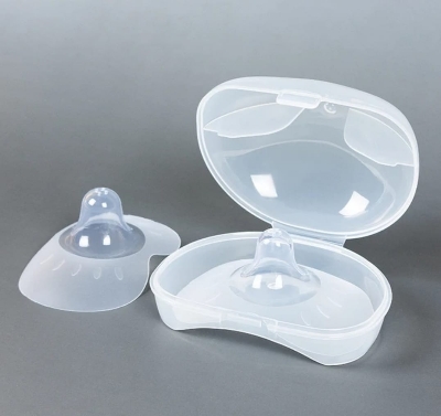 Picture of Ultra-Soft Silicone Nipple Shield for Nursing Mothers-2Pcs (With Case)