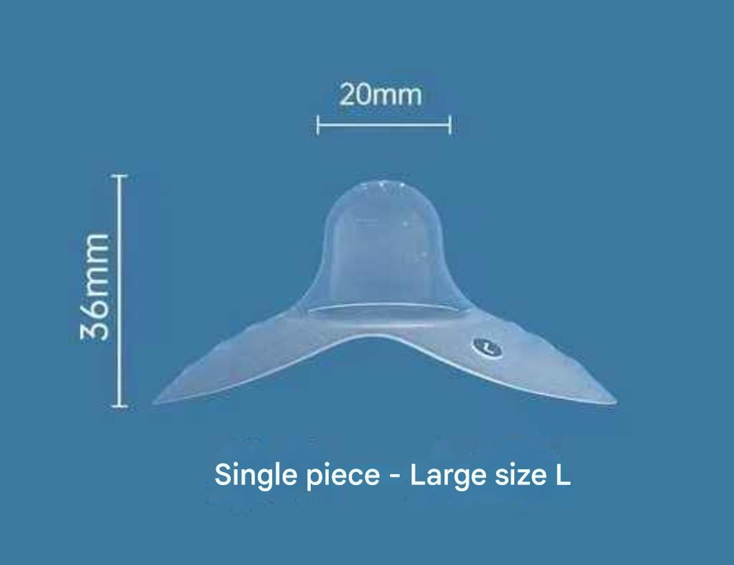 Picture of Ultra-Soft Silicone Nipple Shield for Nursing Mothers-2Pcs (With Case)