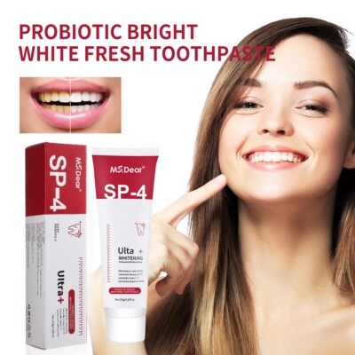 Picture of YAYASHI SP-4 Probiotic Toothpaste freshen breath maintain oral health whiten teeth Stain Removing Sp-4 Toothpaste Teeth Cleaner Plaque Remove