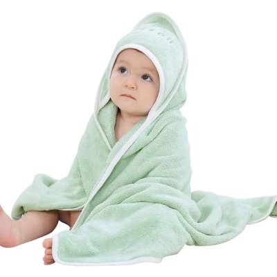 Picture of Baby Cap Towel Baby Soft and Comfortable hooded towels for Pretty Babies(colour as per stock)
