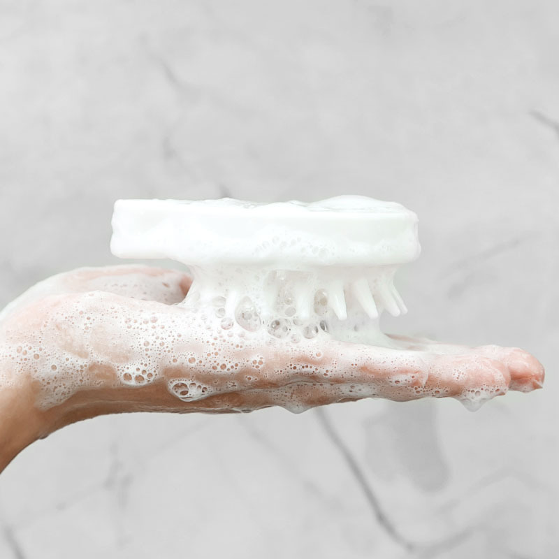 Picture of White Head Massage Comb – Silicone Scalp Scratcher & Shampoo Brush (Orginal China)