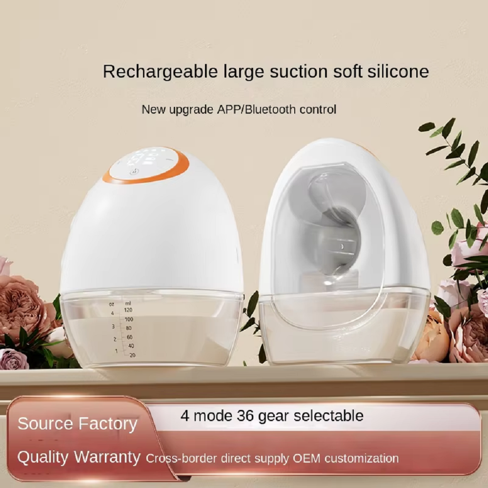 Picture of Wearable Wireless Hands-Free Electric Breast Pump | Ultra-Silent & Portable | Rechargeable Milk Collector