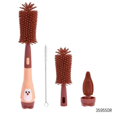 Picture of Silicone Baby Bottle Cleaning Brush Set – 3-in-1 Deep Clean Kit