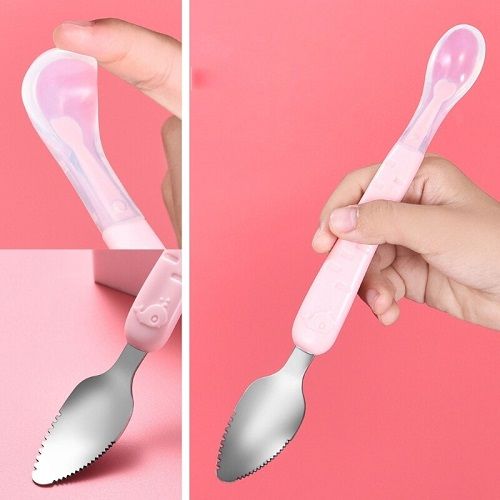 Picture of Dual-Function Baby Training Spoon for Safe and Comfortable Feeding