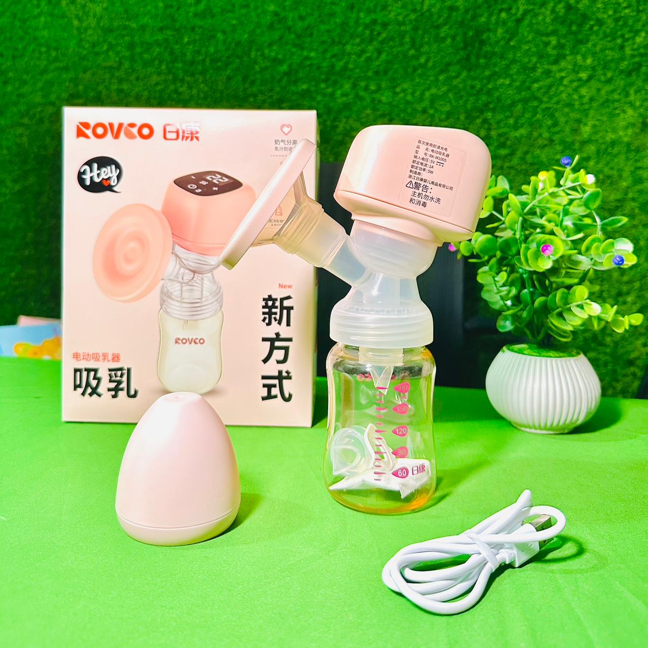 Picture of ROVCO Rechargeable Breastfeeding Pumps Hands Free Portable Suction Brest Electronic  Pump