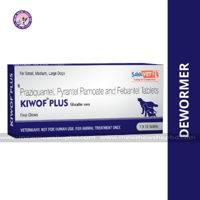 Picture of Kiwof Plus Dog Dewormer Tablet 10Pcs