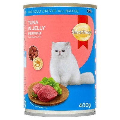 Picture of SEAFOOD PLATTER TUNA IN JELLY 400GRM CAT WET CAN FOOD
