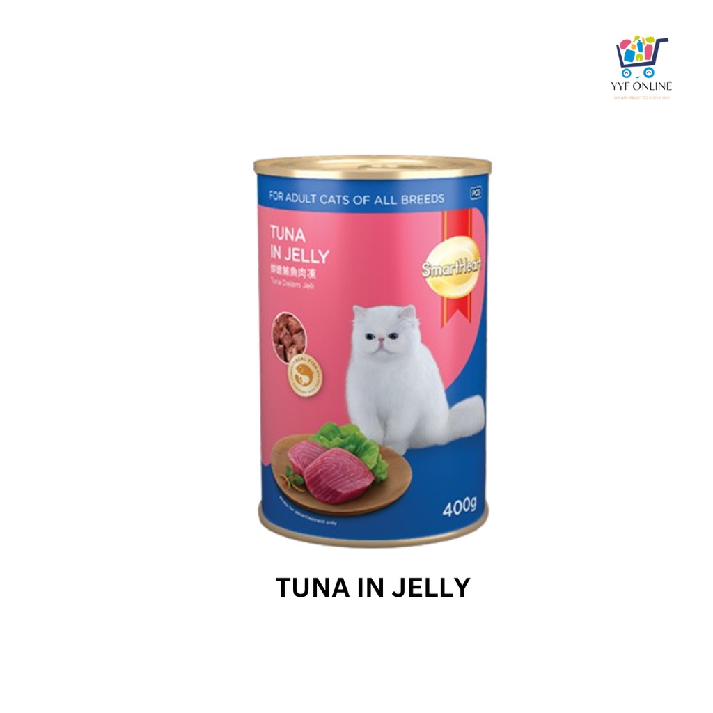 Picture of SEAFOOD PLATTER TUNA IN JELLY 400GRM CAT WET CAN FOOD