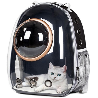 Picture of Astronaut Window Bubble Carrying Travel Bag Breathable Space Capsule Transparent Pet Carrier Bag Dog Cat Backpack