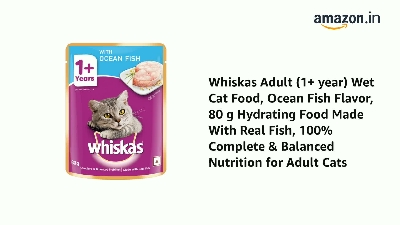 Picture of Whiskas Adult (+1 year) Wet Cat Food Ocean Fish 80g Pouch