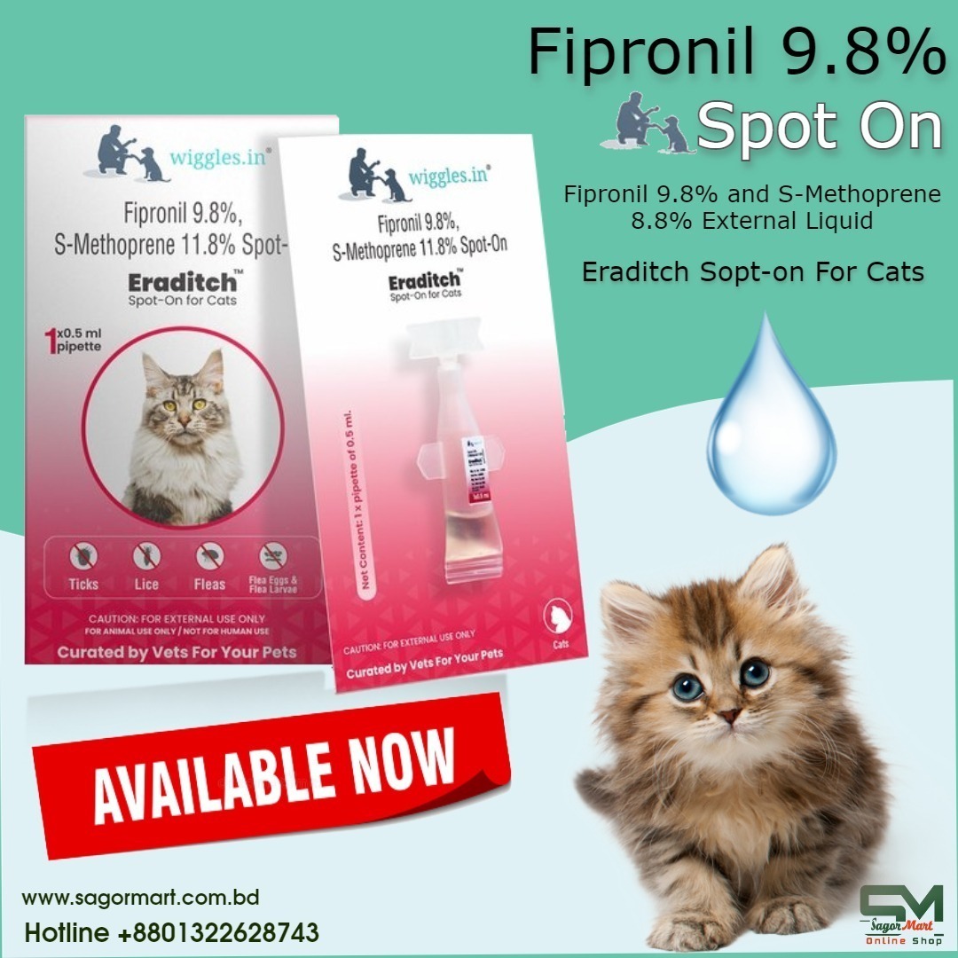 Picture of Fipronil Eraditch Spot-On For Cats