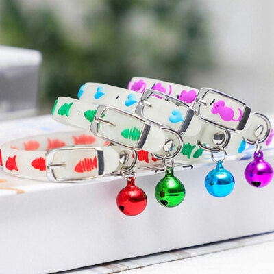 Picture of Radium Belt Pet Cat Collar With Bell Puppy Neck Strap Soft For Dog Collars Cat Belt - Cat Belt