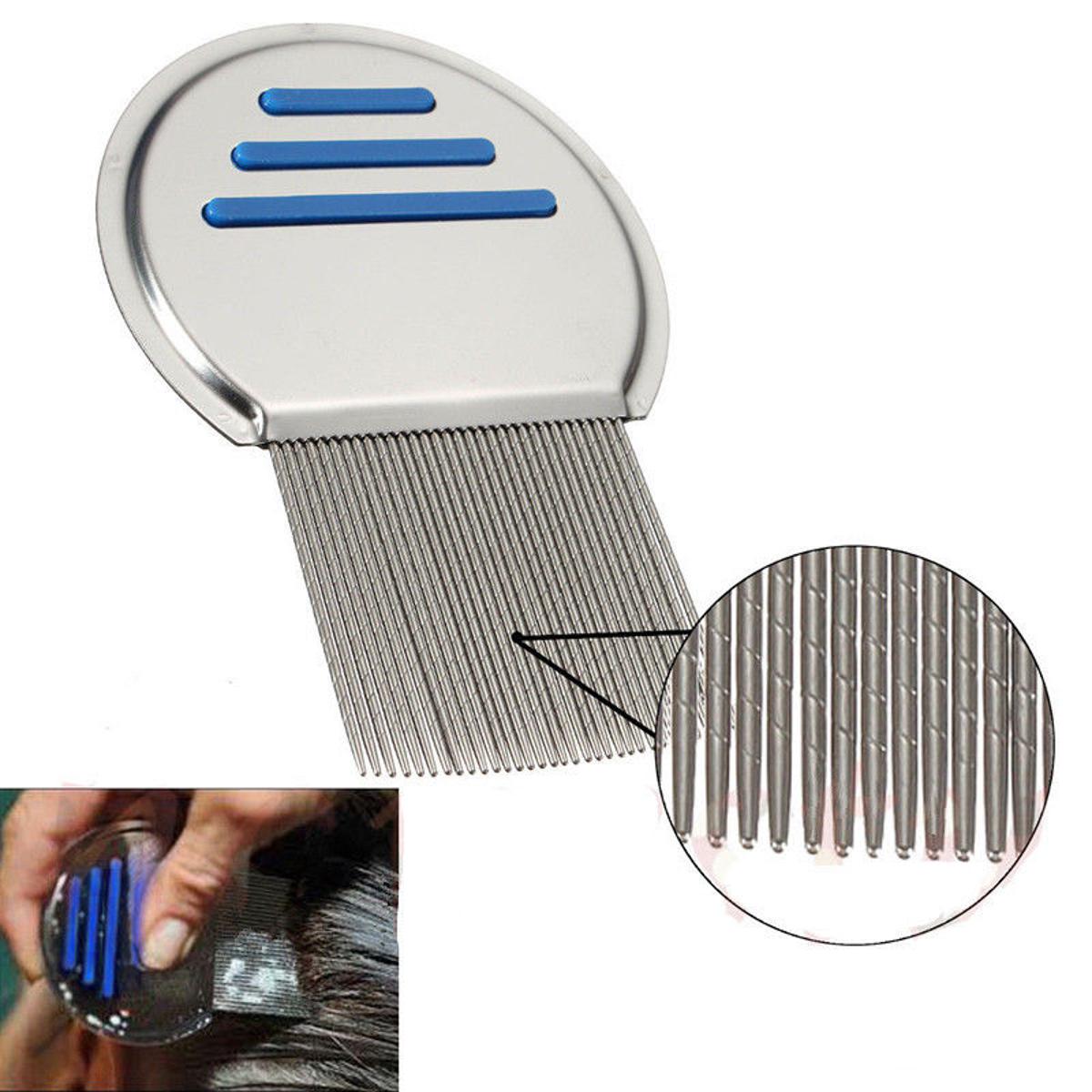 Picture of Lice Terminator Comb And All Nit Egg Free - Professional Stainless Steel Lice Removal Comb