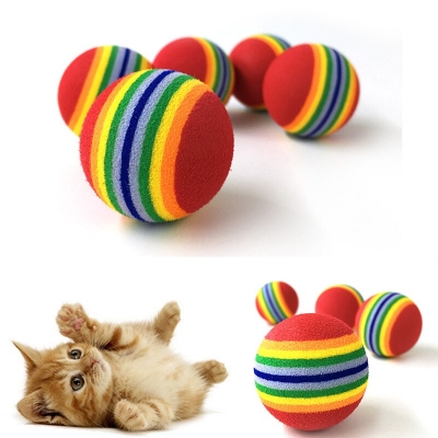 Picture of Cat Toy Rainbow ball
