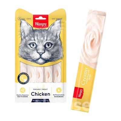 Picture of Wanpy Creamy Treat TUNA & CRAB 5pc Pack 70g (5×14g)