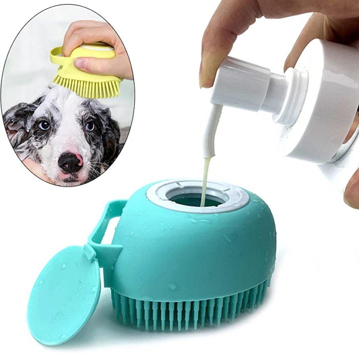 Picture of Bathroom Puppy Big Dog Cat Bath Massage Gloves Brush Soft Safety Silicone Pet Accessories for Dogs Cats Tools Mascotas Products