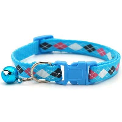 Picture of Diamond design collar belt - blue
