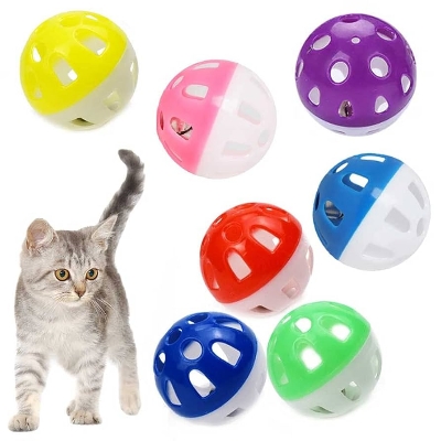 Picture of Cat Toy Interactive Toys For Cats. Cat Ball Bell Toy 1pc
