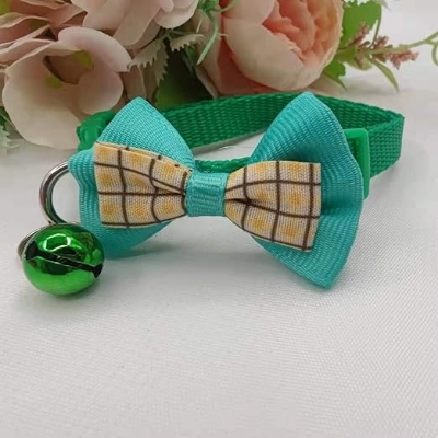 Picture of Unique Design bow/tie collar cat belt - Green