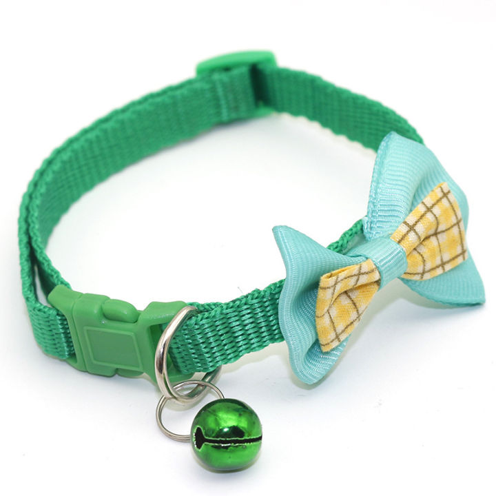 Picture of Unique Design bow/tie collar cat belt - Green