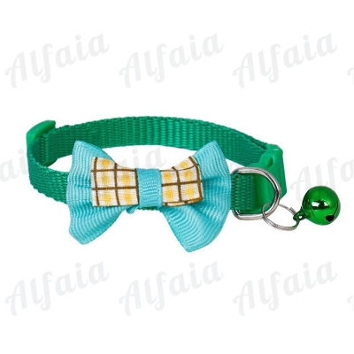 Picture of Unique Design bow/tie collar cat belt - Green